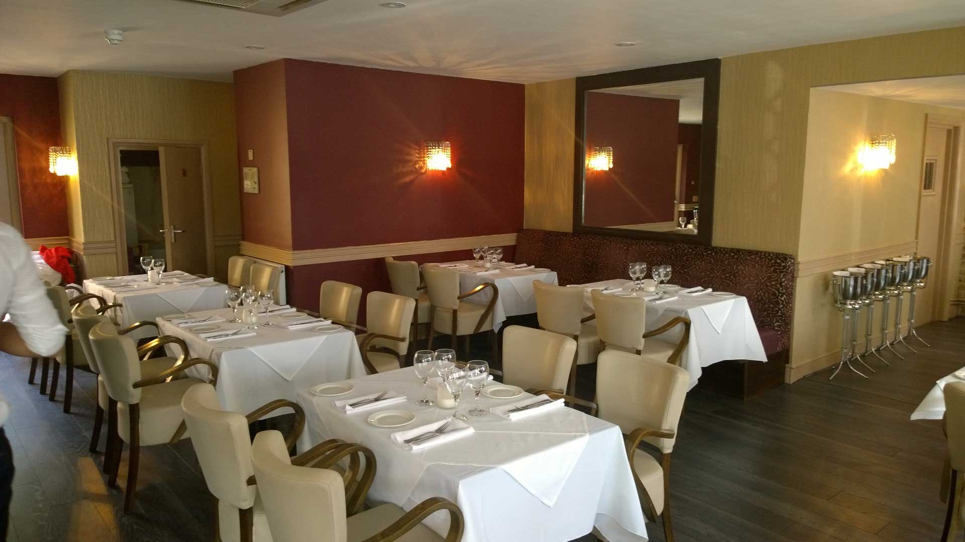 Babucci Indian restaurant Walton interior